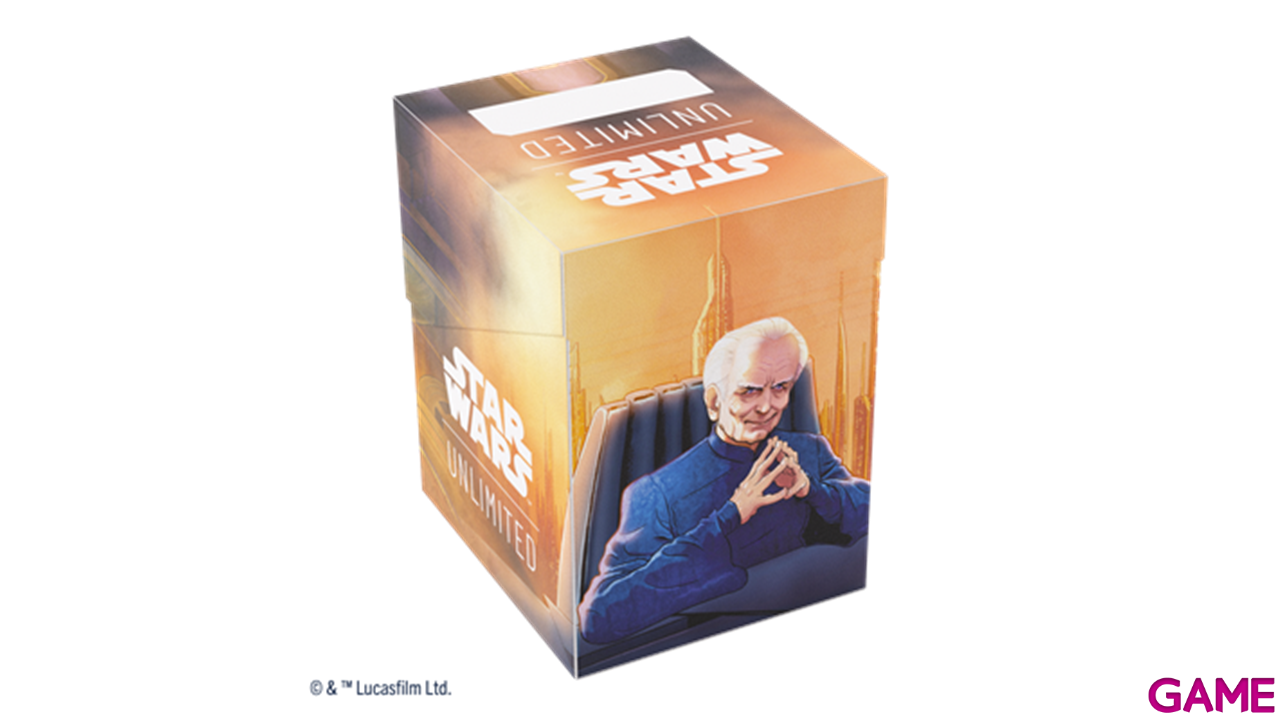 Caja de almacenaje para 60 cartas Star Wars Unlimited Palpatine / Amidala-0