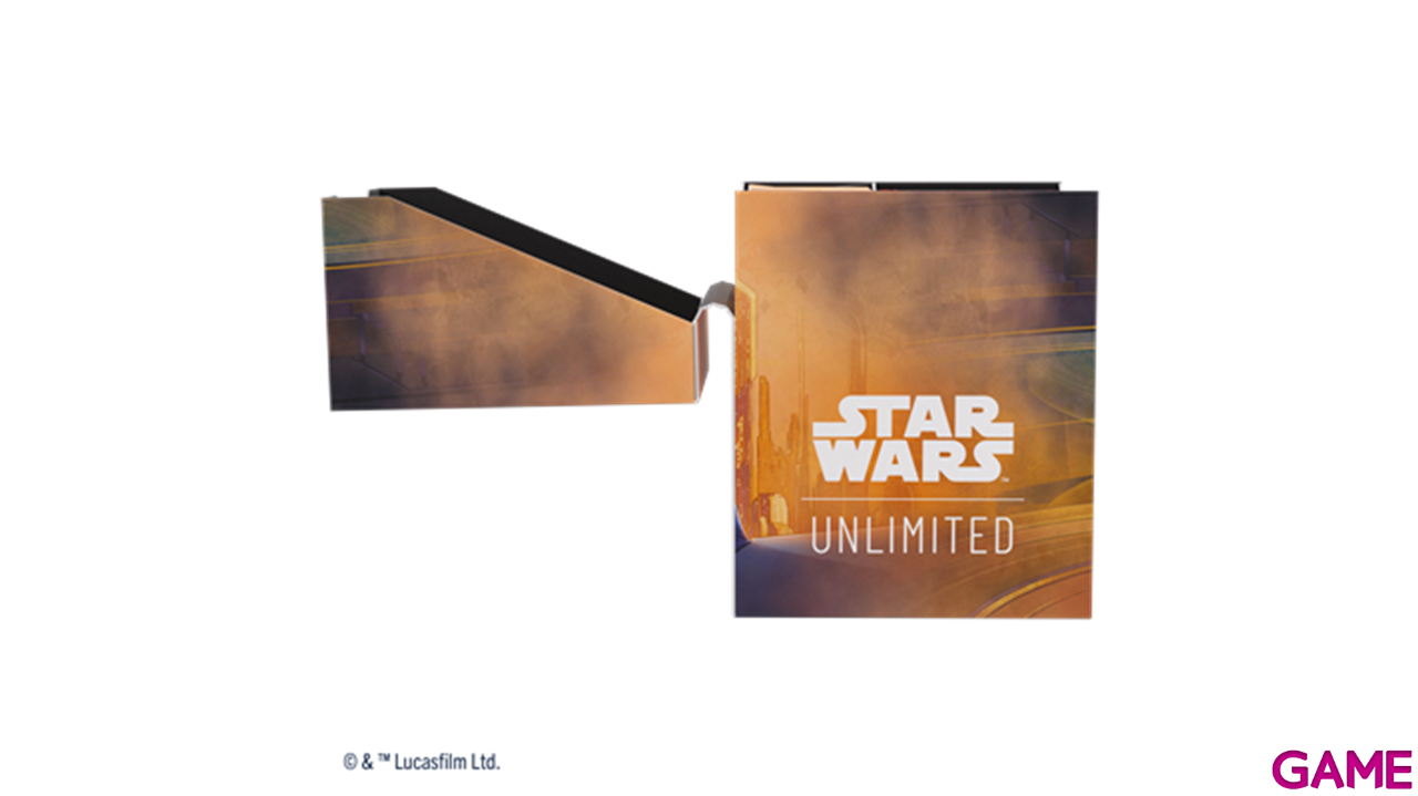 Caja de almacenaje para 60 cartas Star Wars Unlimited Palpatine / Amidala-1