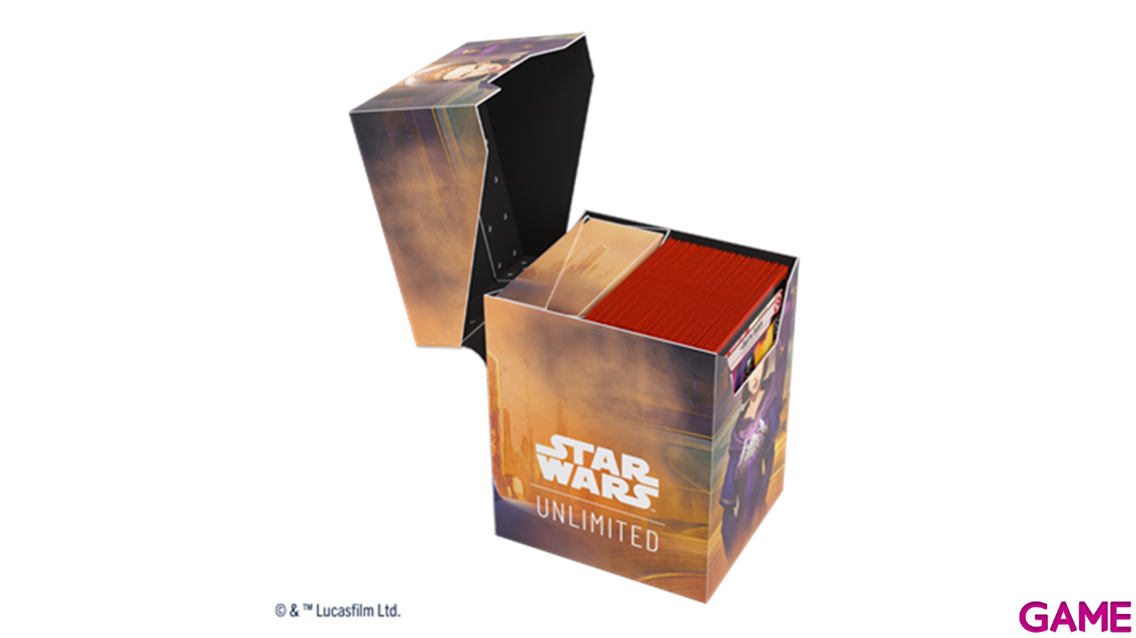 Caja de almacenaje para 60 cartas Star Wars Unlimited Palpatine / Amidala-2