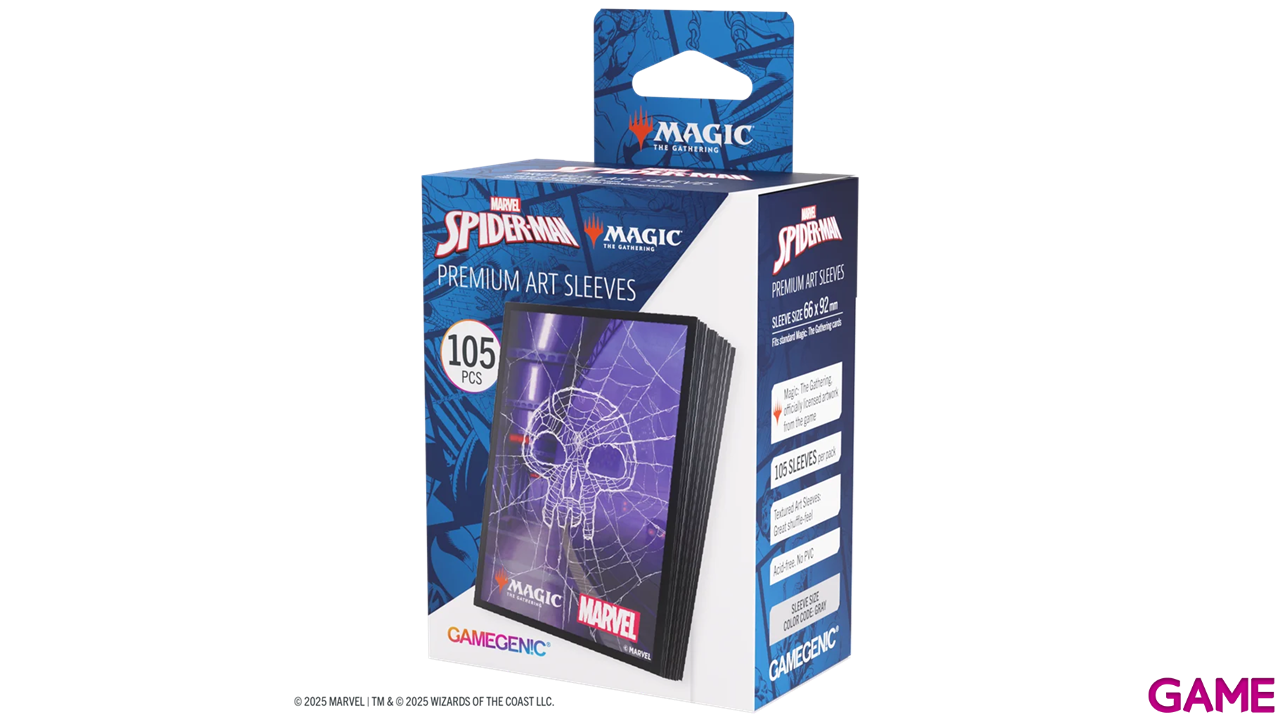 Funda de cartas Magic The Gathering Marvel´s Spider-Man Swamp (105 uds)-0