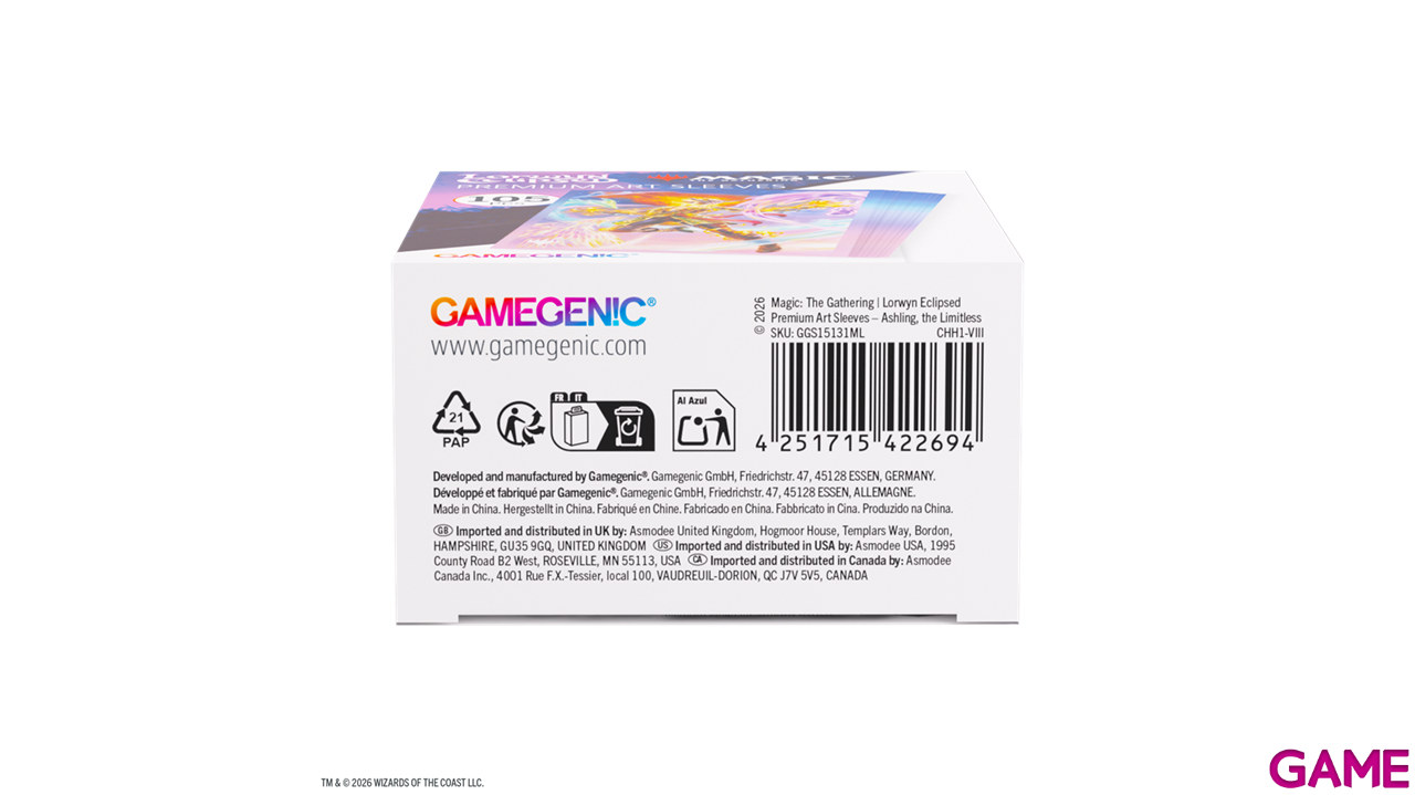 Funda de cartas Magic The Gathering Lorwyn Eclipsed Ashling the Limitless (105 uds)-3