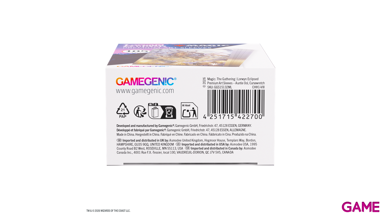 Funda de cartas Magic The Gathering Lorwyn Eclipsed Auntie Ool Cursewretch (105 uds)-3