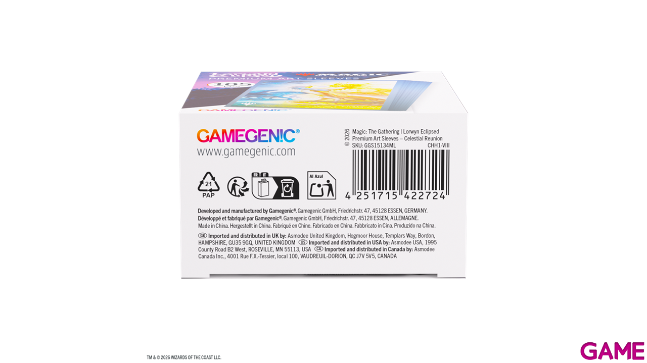 Funda de cartas Magic The Gathering Lorwyn Eclipsed Celestial Reunion (105 uds)-0