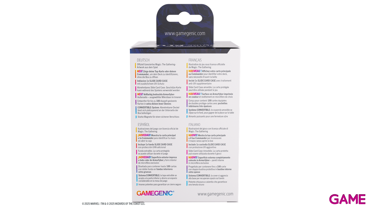 Caja de almacenaje para cartas Magic The Gathering Lorwyn Eclipsed Squire PLUS 100+ XL Sygg-4