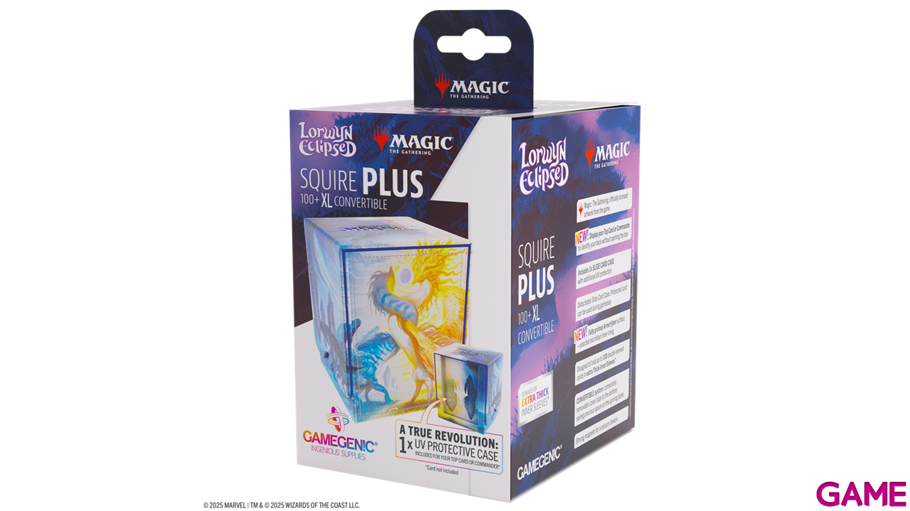 Caja de almacenaje para cartas Magic The Gathering Lorwyn Eclipsed Squire PLUS 100+ XL Celestial-7