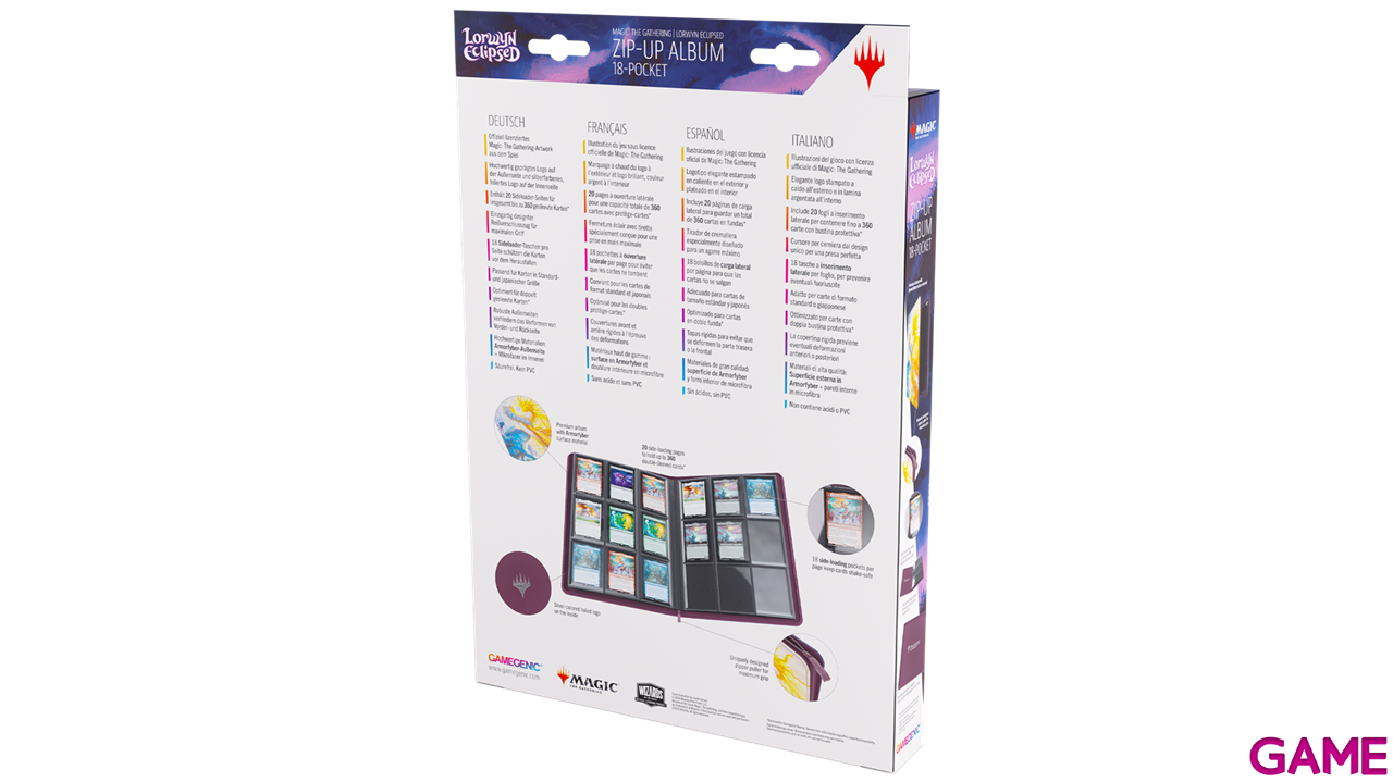 MTG Lorwyn Eclipsed Zip-Up Album 18-Pocket Celes-2