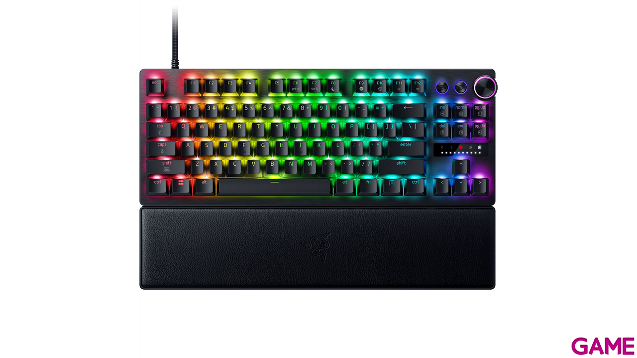 Razer Huntsman V3 Pro Tenkeyless 8KHz Negro - US Layout - Teclado Gaming-0