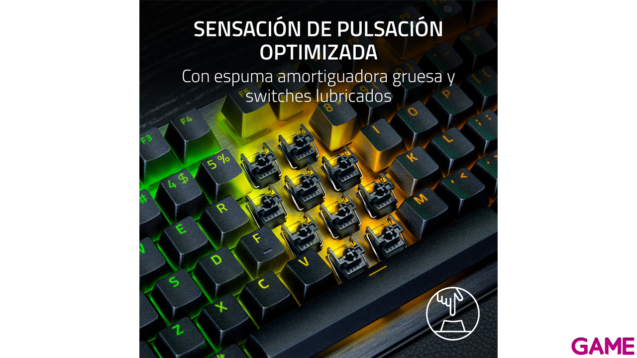 Razer Huntsman V3 Pro Tenkeyless 8KHz Negro - US Layout - Teclado Gaming-3