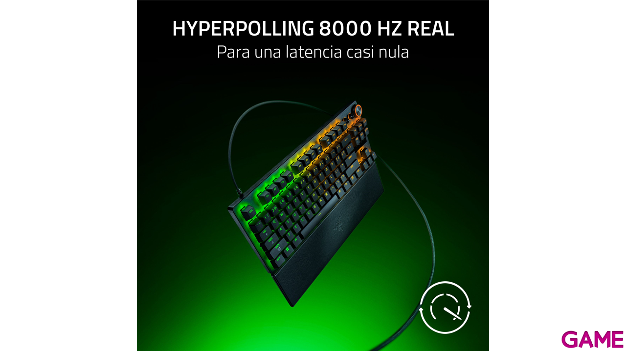 Razer Huntsman V3 Pro Tenkeyless 8KHz Negro - US Layout - Teclado Gaming-5