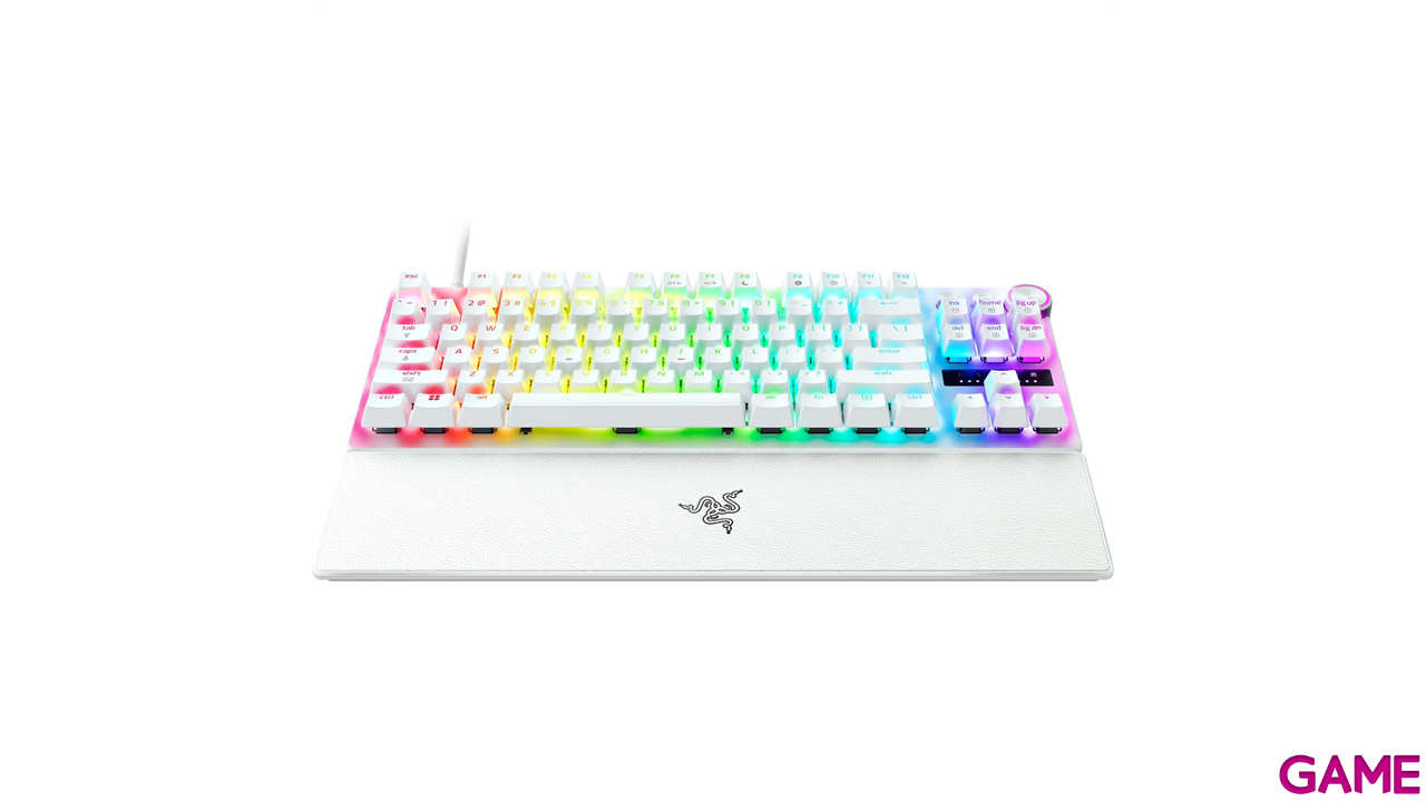 Razer Huntsman V3 Pro Tenkeyless 8KHz Blanco - US Layout - Teclado Gaming-0