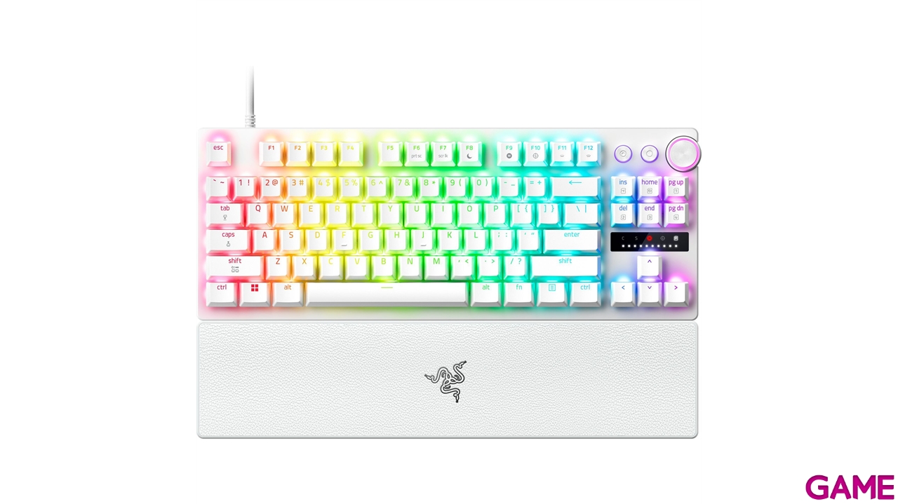 Razer Huntsman V3 Pro Tenkeyless 8KHz Blanco - US Layout - Teclado Gaming-22