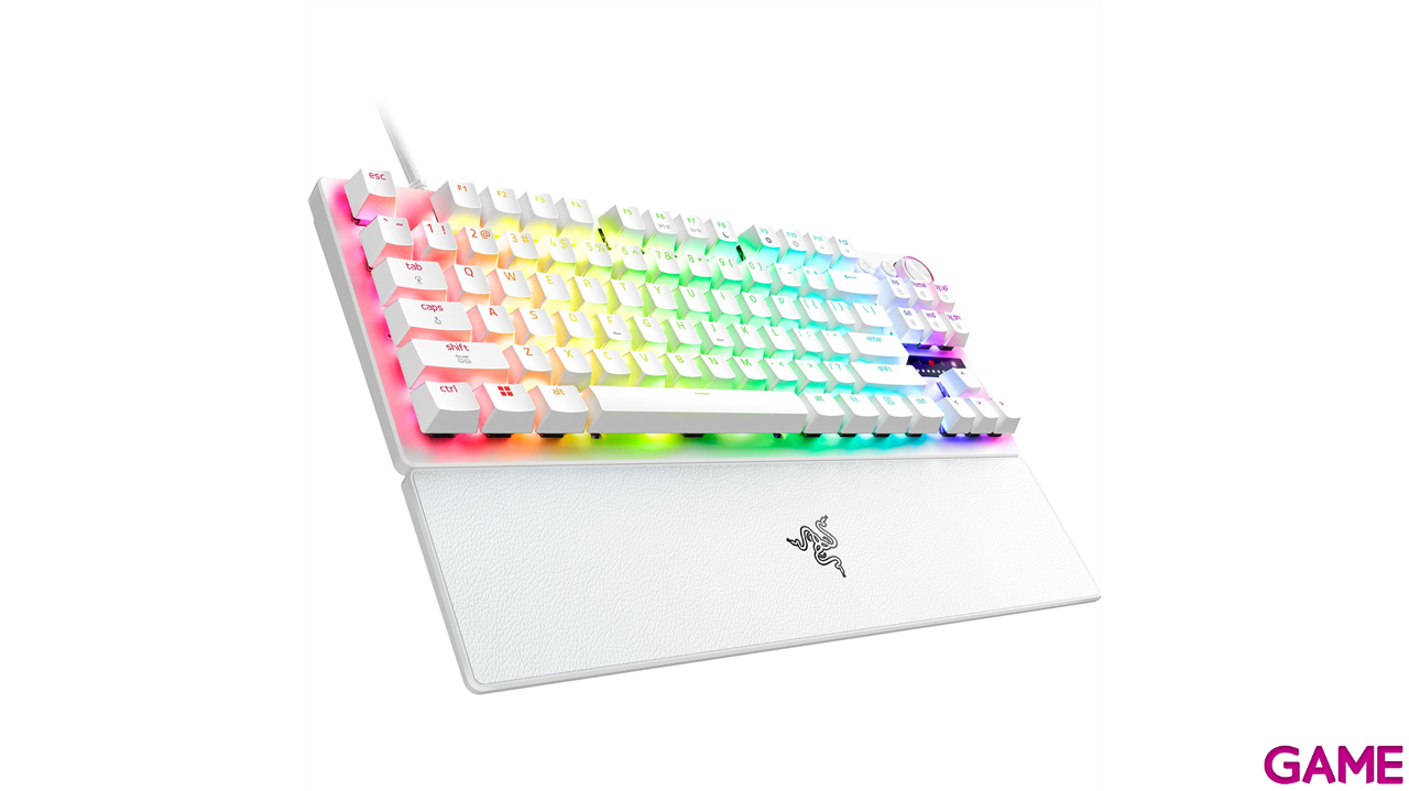 Razer Huntsman V3 Pro Tenkeyless 8KHz Blanco - US Layout - Teclado Gaming-24