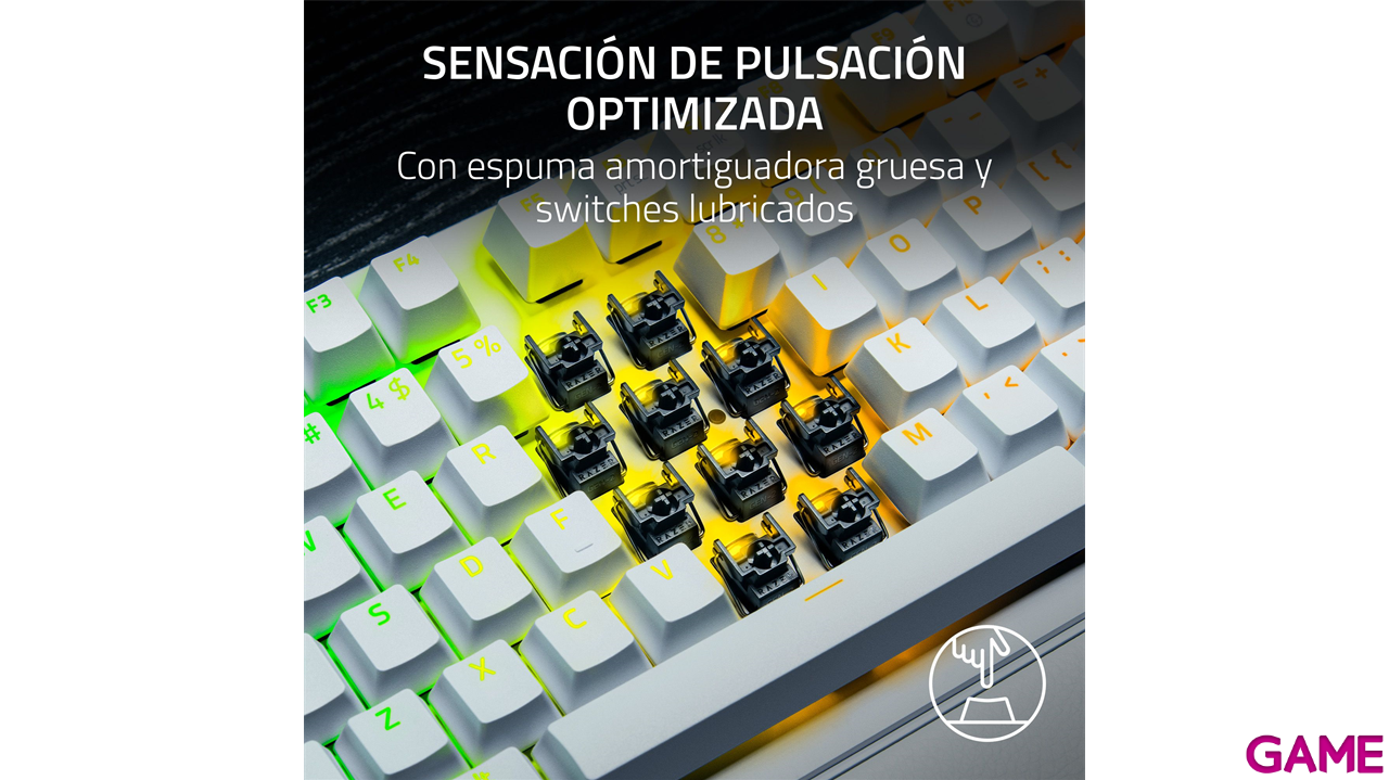 Razer Huntsman V3 Pro Tenkeyless 8KHz Blanco - US Layout - Teclado Gaming-2