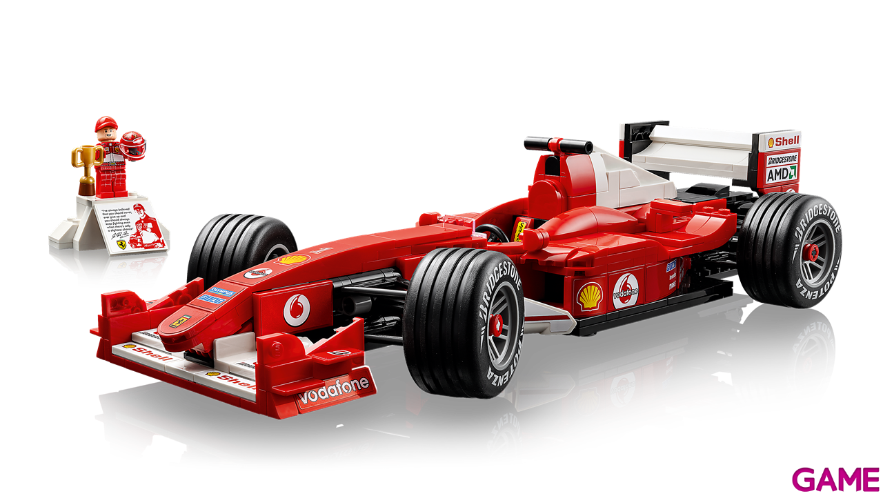 LEGO Icons Ferrari F2004 y Michael Schumacher 11375-2