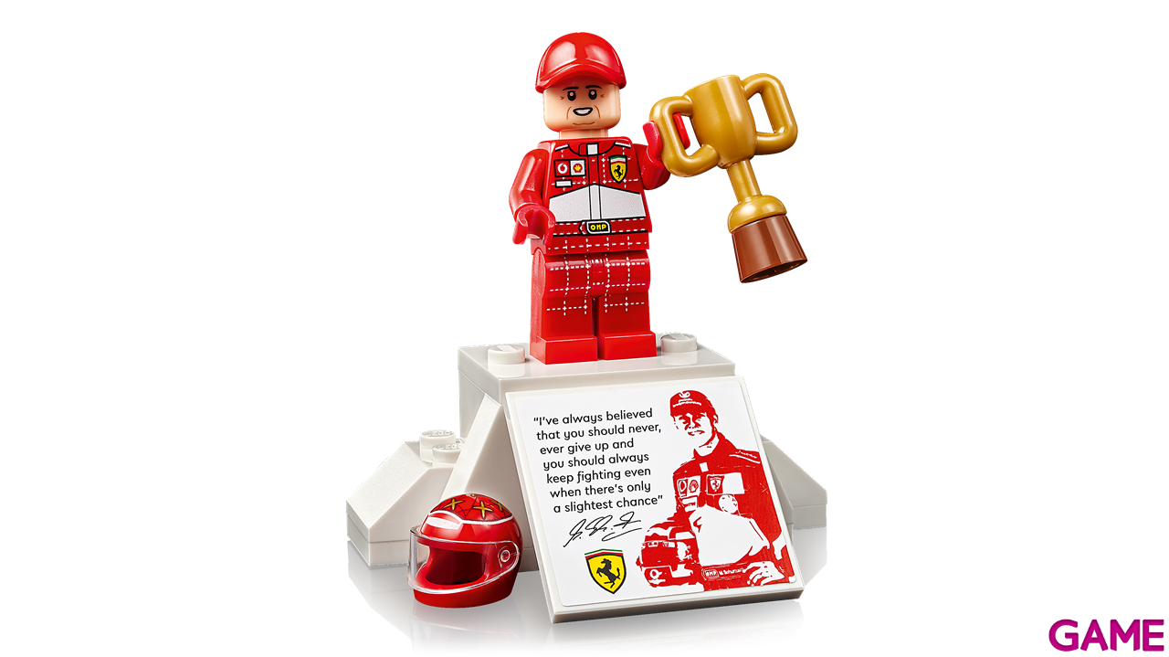 LEGO Icons Ferrari F2004 y Michael Schumacher 11375-3