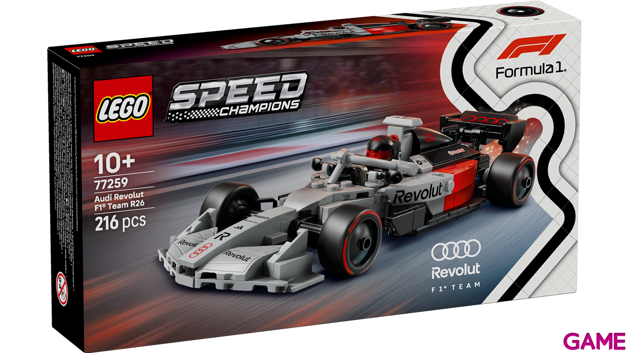 LEGO Speed Champions Coche de Carreras Audi Revolut F1 Team R26 77259-0