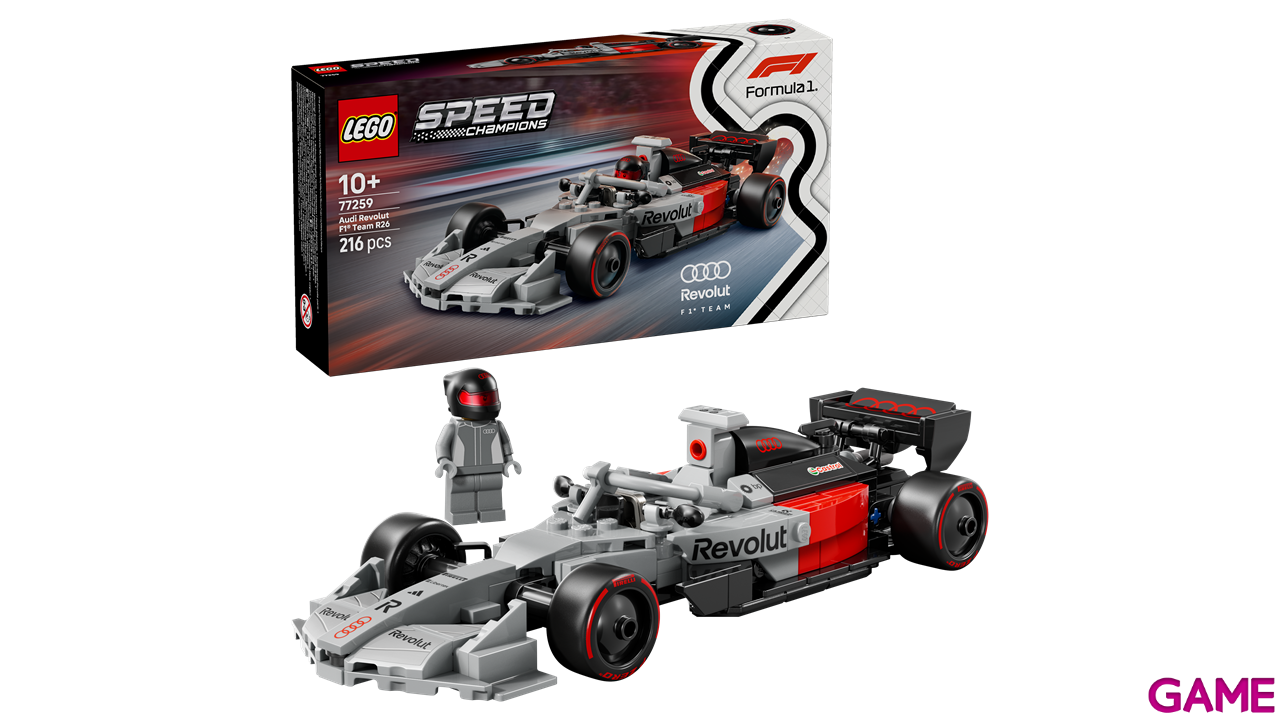 LEGO Speed Champions Coche de Carreras Audi Revolut F1 Team R26 77259-4