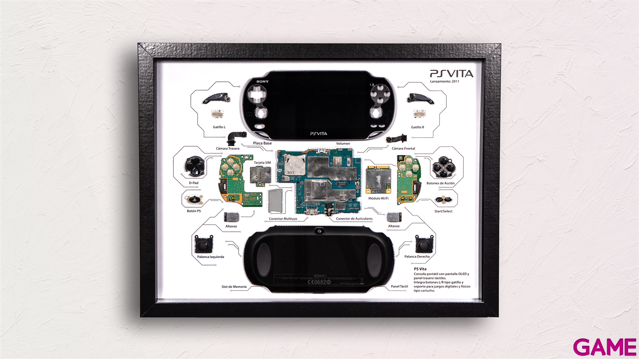 Cuadro Nostalgia GAME PS VITA 32x42-0