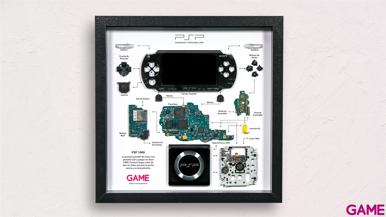 Cuadro Nostalgia GAME PSP 1000 32x42-0