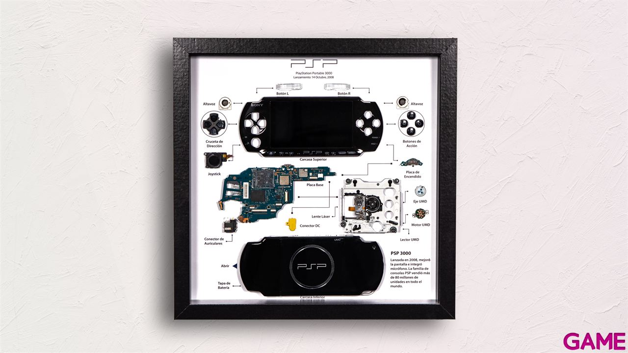 Cuadro Nostalgia GAME PSP 3000 32x42-0