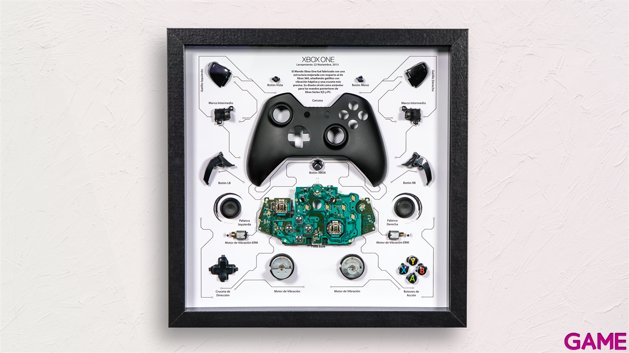 Cuadro Nostalgia GAME Xbox One Controller 32x42-1
