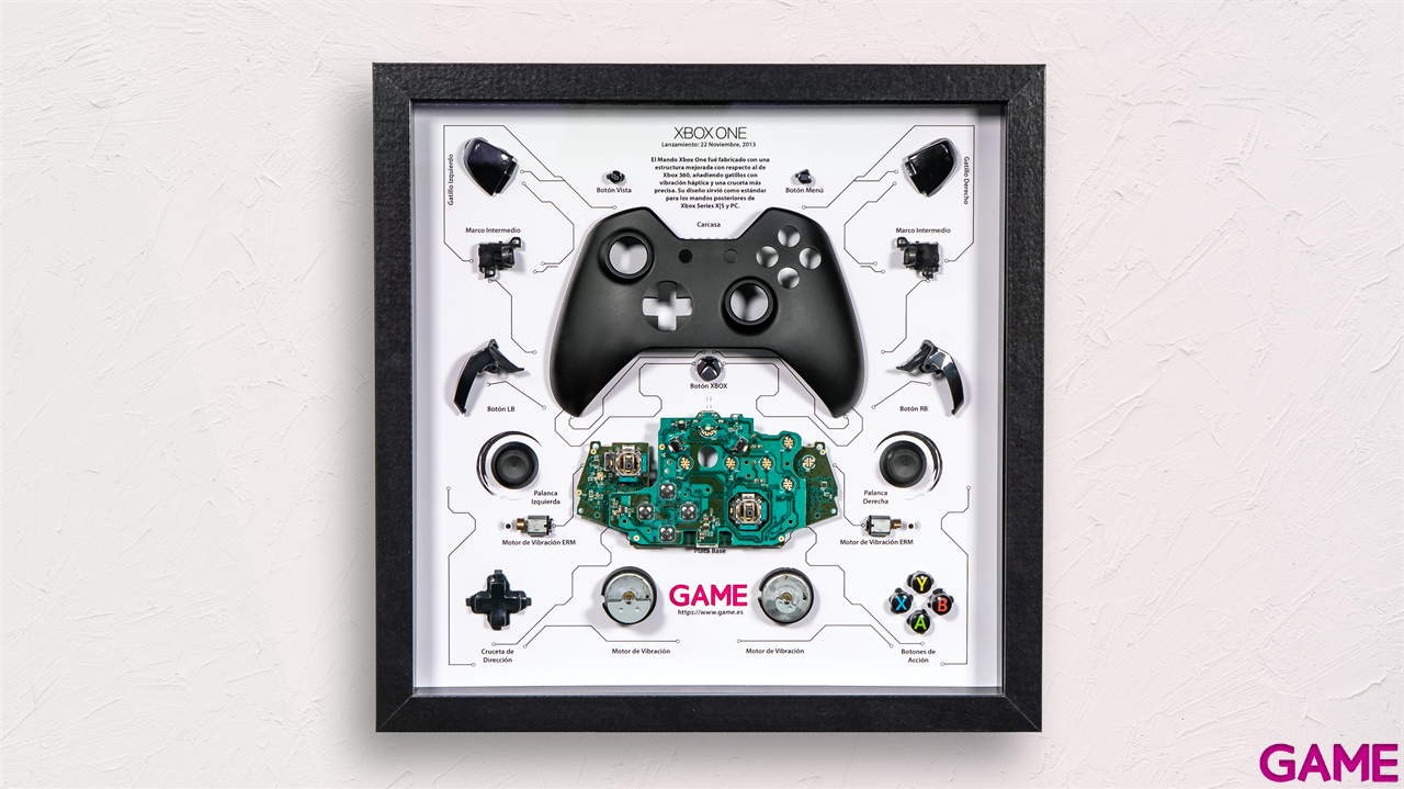 Cuadro Nostalgia GAME Xbox One Controller 32x42-0