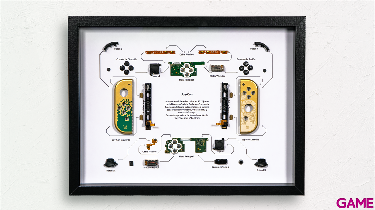 Cuadro Nostalgia GAME NSW Joy-Con 32x42-5