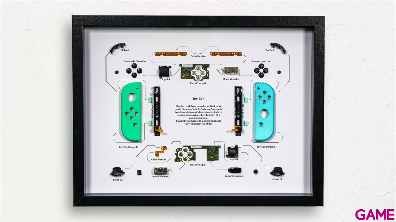 Cuadro Nostalgia GAME NSW Joy-Con 32x42-7
