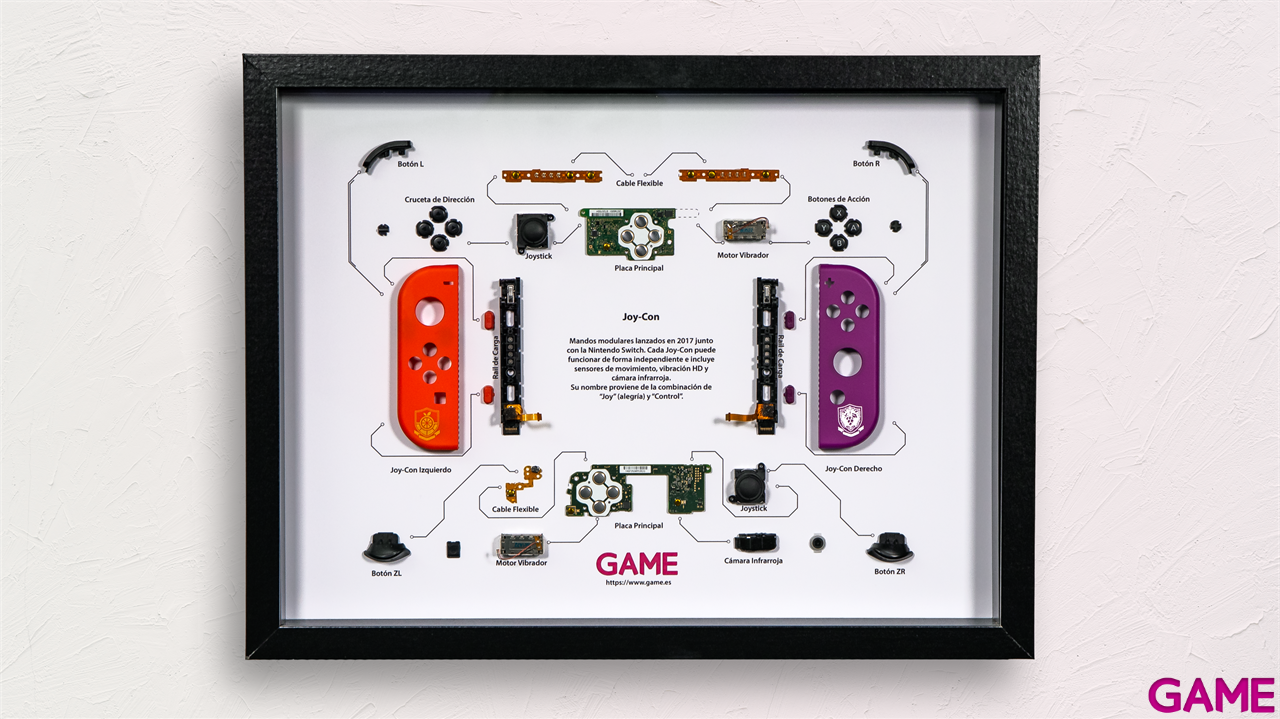 Cuadro Nostalgia GAME NSW Joy-Con 32x42-4