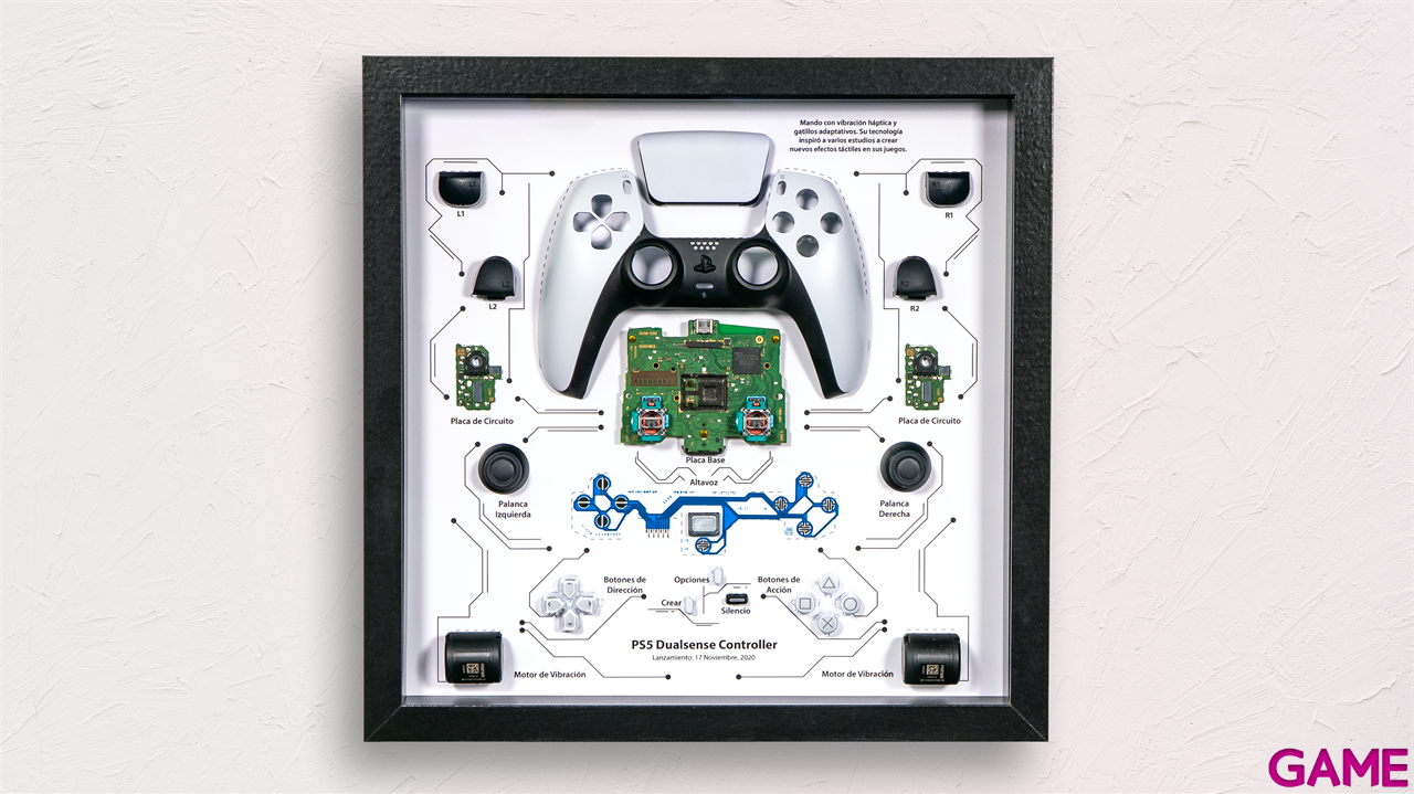 Cuadro Nostalgia GAME PS5 DualSense 5 Controller 32x42-0
