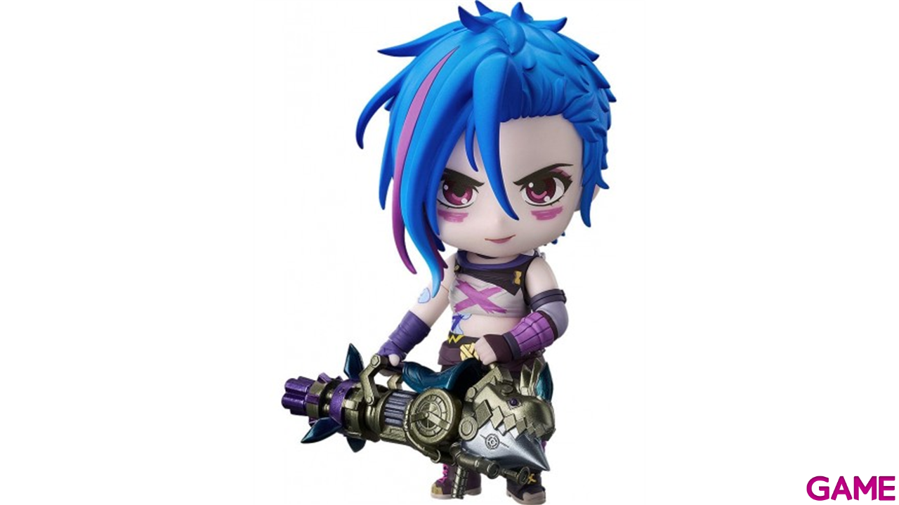 Figura League of Legends Arcane Nendoroid Action Figure Jinx Arcane Version de 10 cm-4