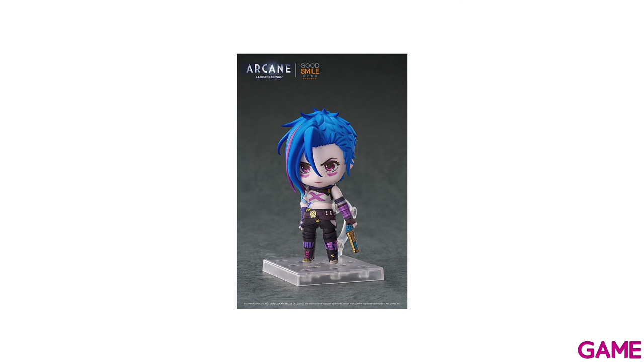 Figura League of Legends Arcane Nendoroid Action Figure Jinx Arcane Version de 10 cm-0