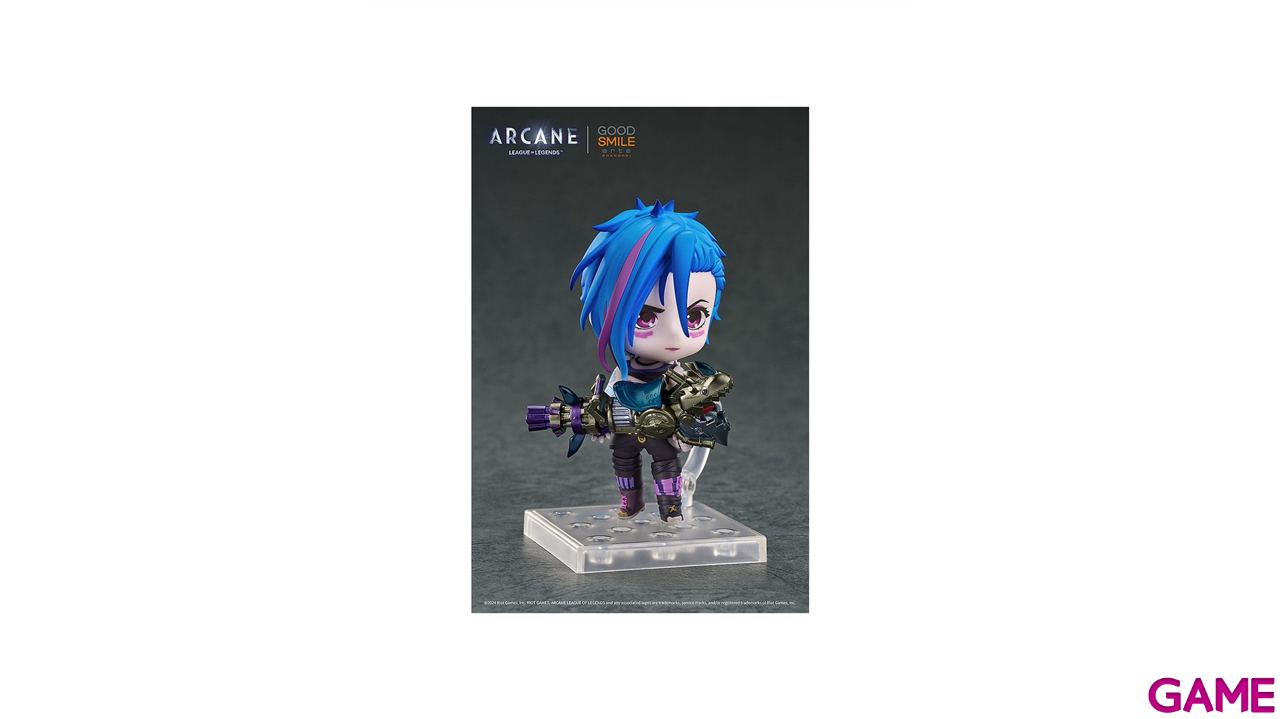 Figura League of Legends Arcane Nendoroid Action Figure Jinx Arcane Version de 10 cm-1