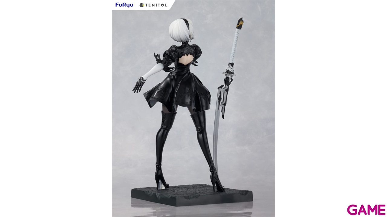 Figura NieR:Automata Tenitol PVC Statue 2B Ver1.1a de 22 cm-4
