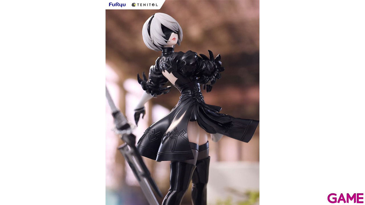 Figura NieR:Automata Tenitol PVC Statue 2B Ver1.1a de 22 cm-2