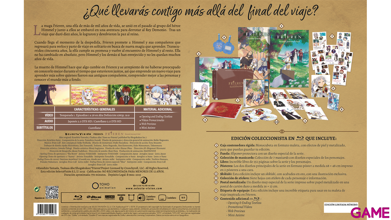 Frieren Temp. 1 Eps 1 a 28 - Edición Coleccionista-1