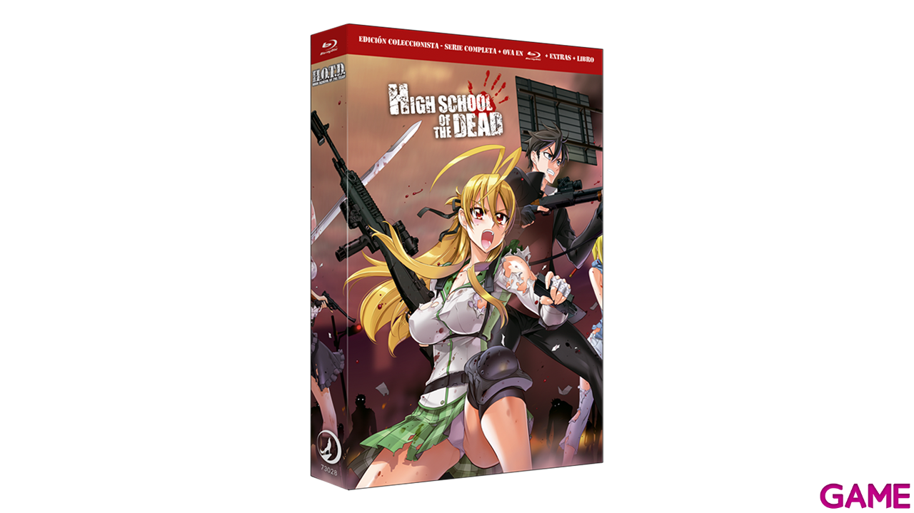 High School of the Dead Eps 1 a 12 + 1 OVA - Edición Coleccionista A4-1