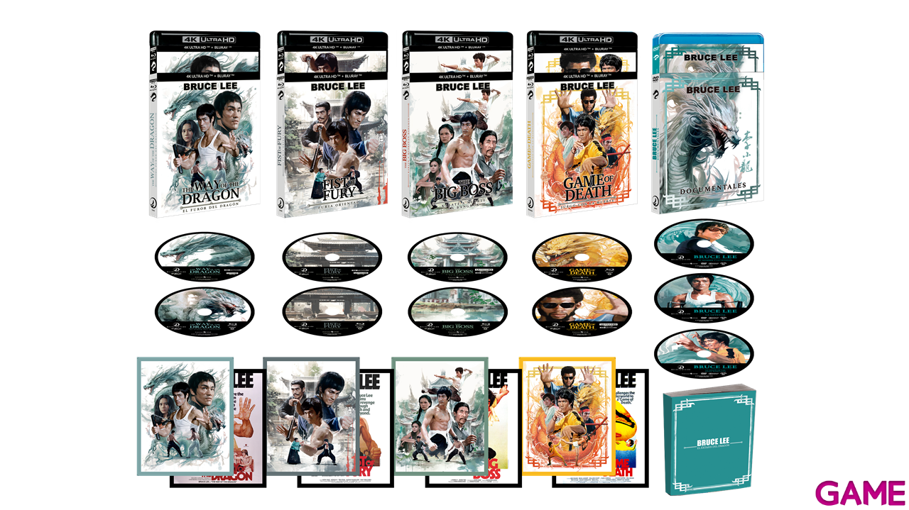 Pack Bruce Lee 4 Películas 4K + BD - Edición Coleccionista-2