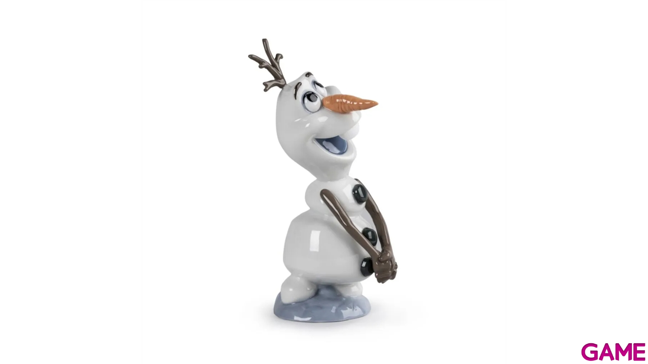 Figura de porcelana Lladró hecha a mano Olaf De 17 Cm-2