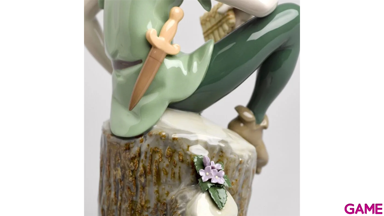 Figura de porcelana Lladró hecha a mano Enanito Dormilón De 11 Cm-0
