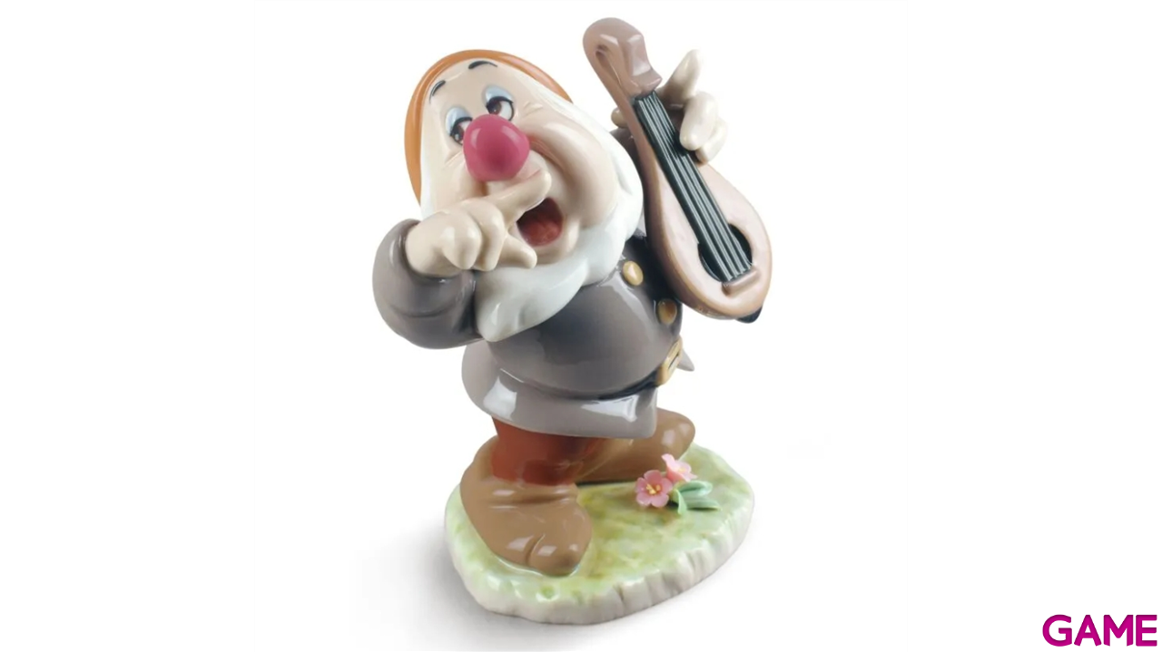 Figura de porcelana Lladró hecha a mano Enanito Mocoso De 12 Cm-0