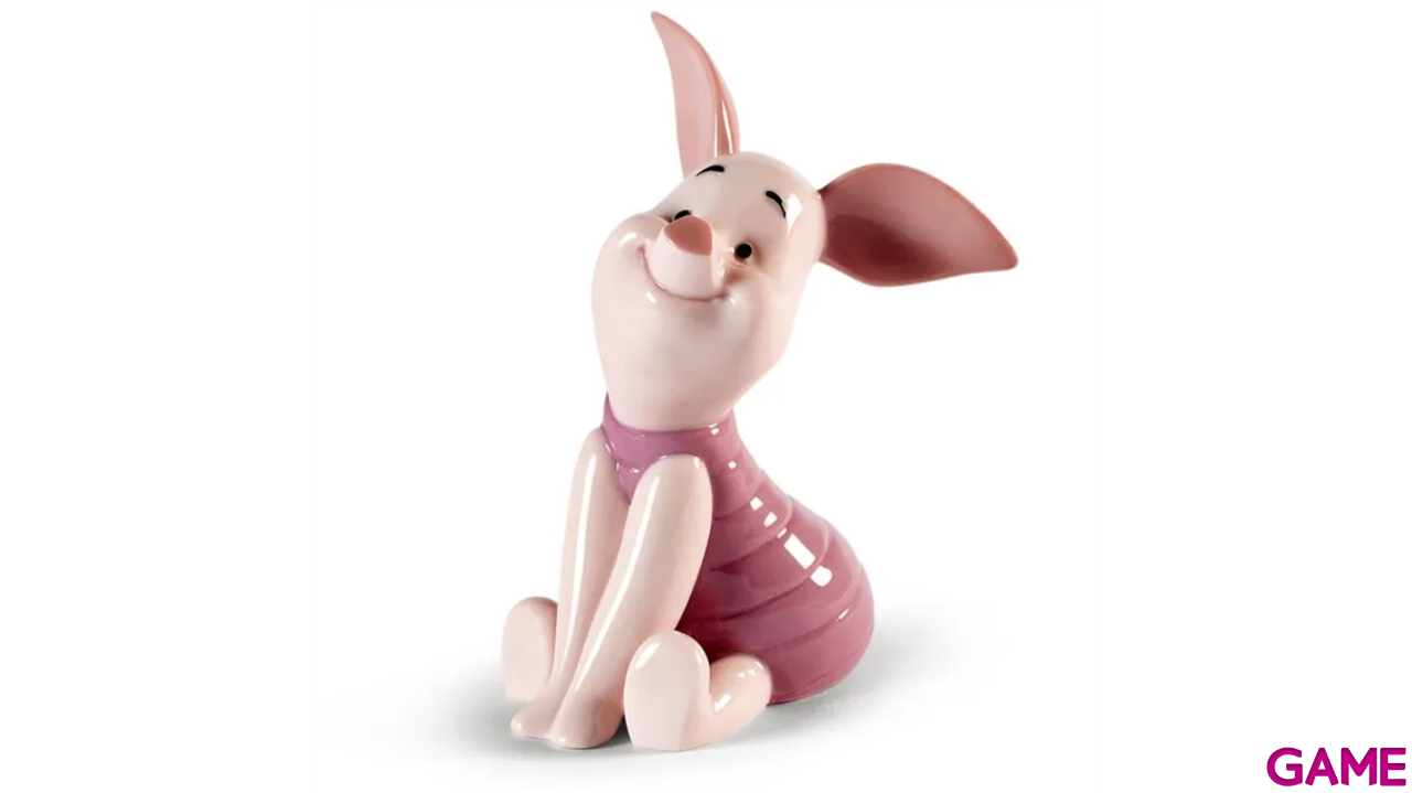 Figura de porcelana Lladró hecha a mano Piglet De 11 Cm-0