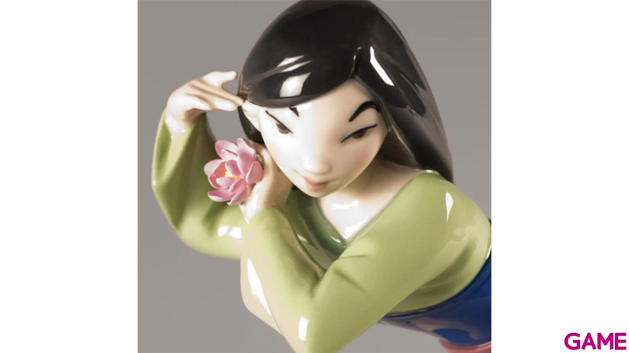 Figura de porcelana Lladró hecha a mano Mulan De 24 Cm-0