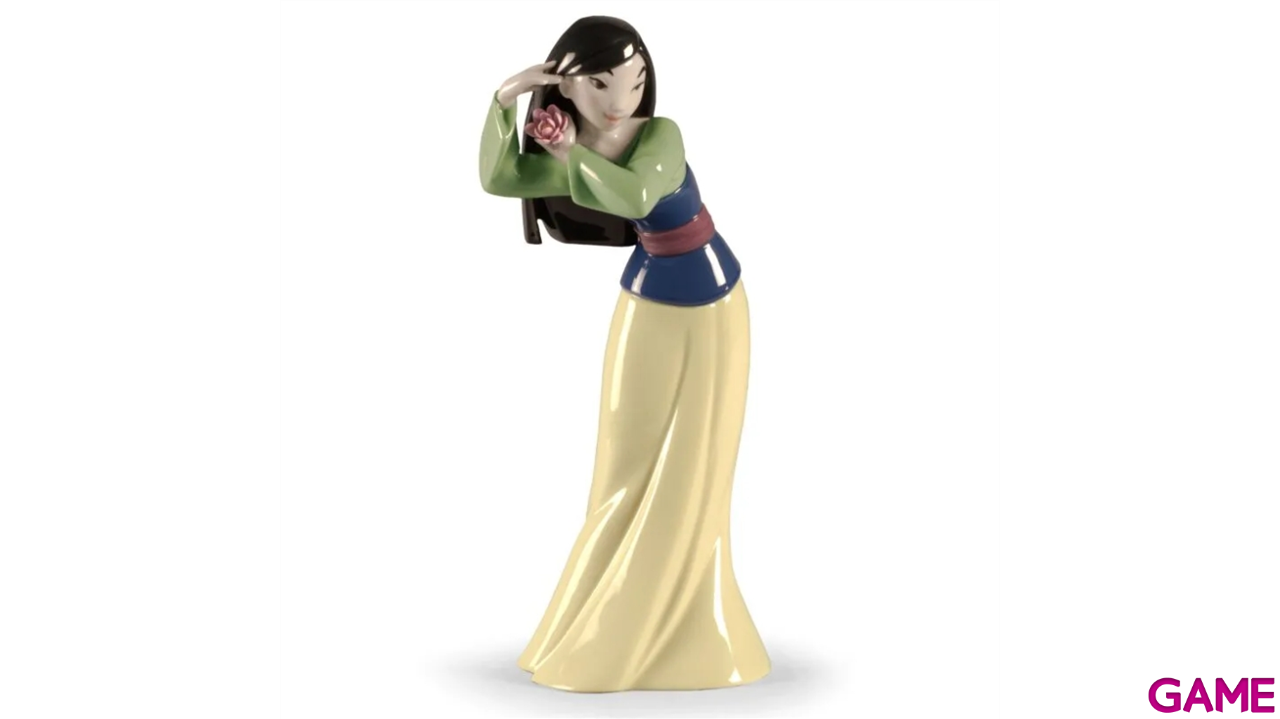 Figura de porcelana Lladró hecha a mano Mulan De 24 Cm-1