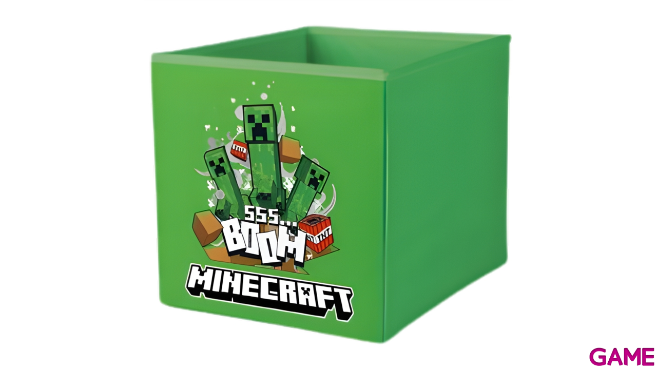 Caja Plegable Tela Minecraft 30X30 Cm-1
