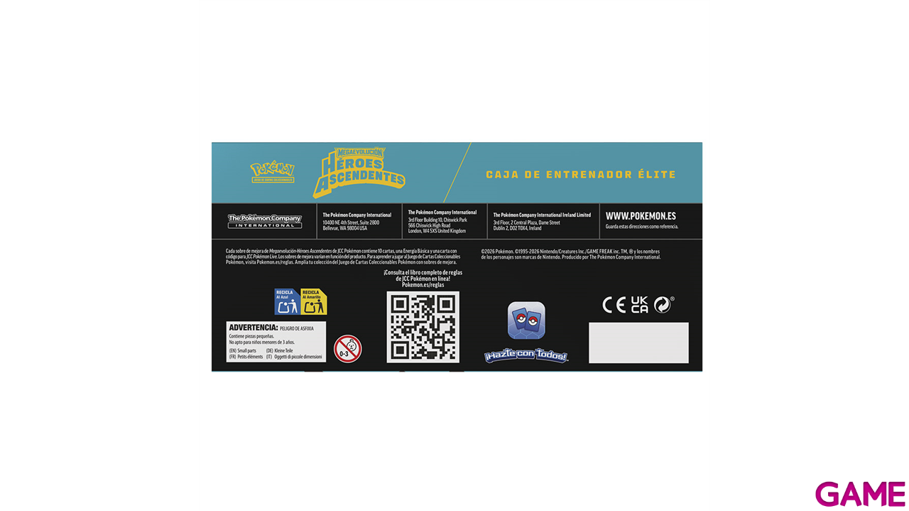Caja de Entrenador Élite Pokémon Megaevolución - Héroes Ascendentes-0