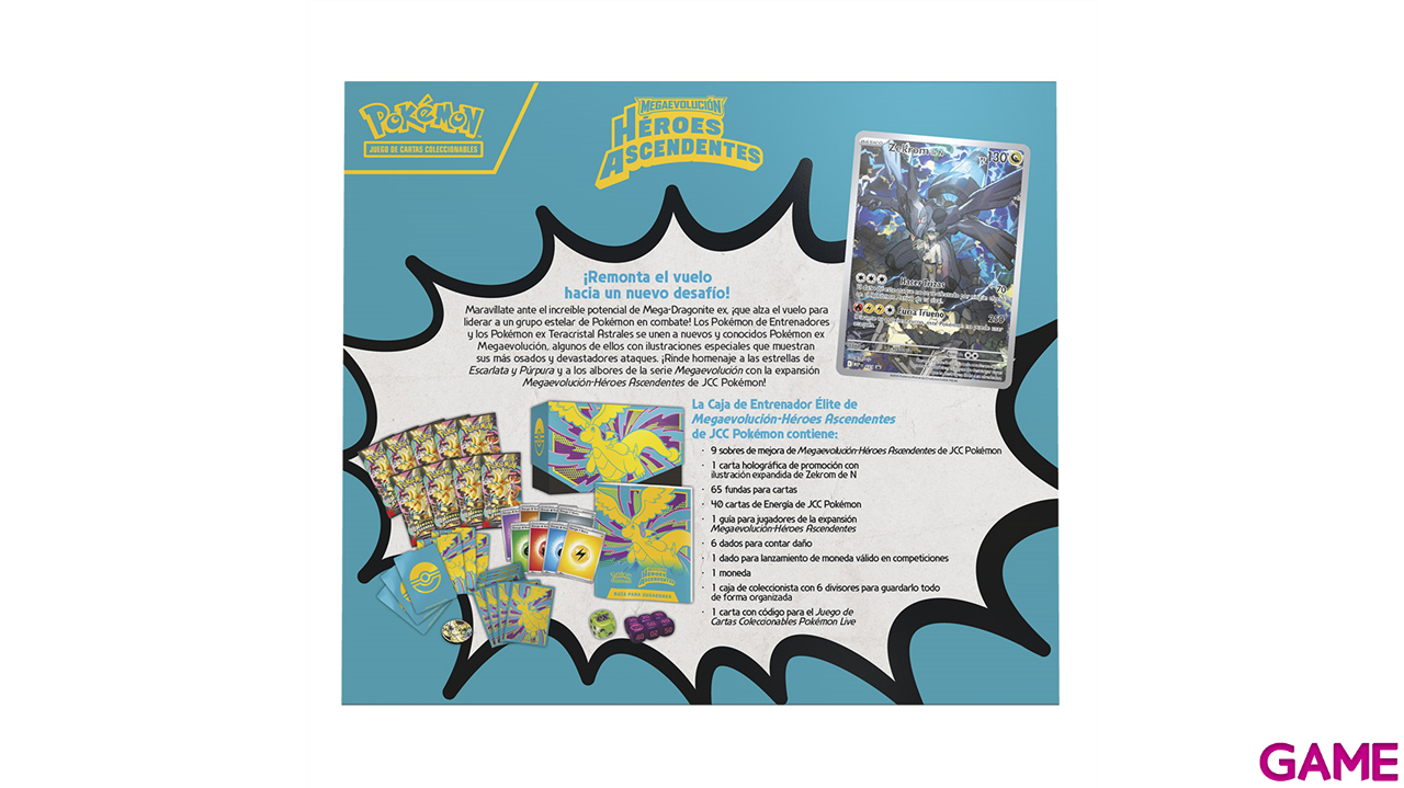 Caja de Entrenador Élite Pokémon Megaevolución - Héroes Ascendentes-3