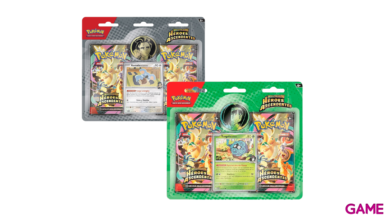 Pack de 2 sobres Pokémon Héroes Ascendentes - Español - TCG-0