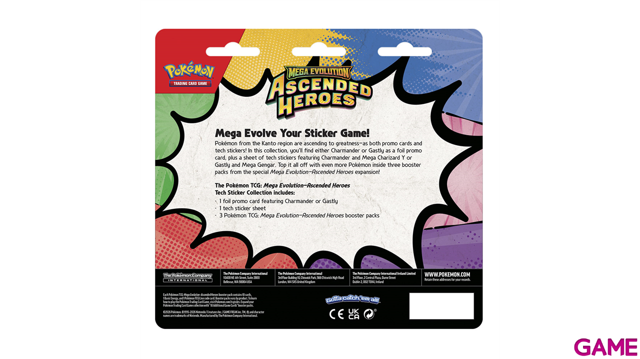 Pokémon TCG Cartas Megaevolución - Héroes Ascendentes inglés-0