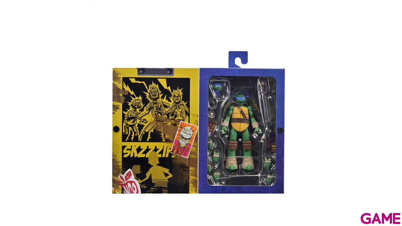 Figura Tortugas Ninja Action Figure Ultimate Leonardo de 18 cm-2